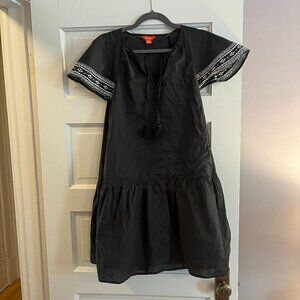 Joe Fresh dropwaist black dress XS